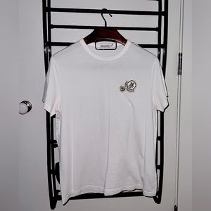 Moncler Men’s Large T-shirt White Double Badge